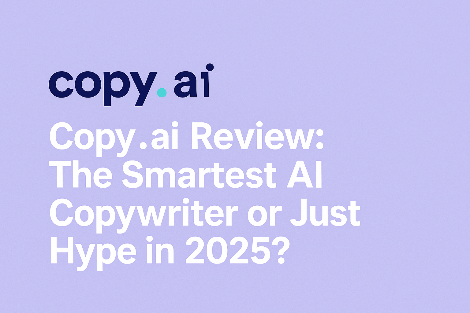Copy.ai Review